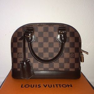 Louis Vuitton Alma BB in Damier Ebene